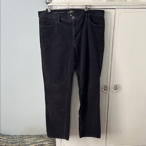 LOFT women's Dark Gray Corduroy Pants